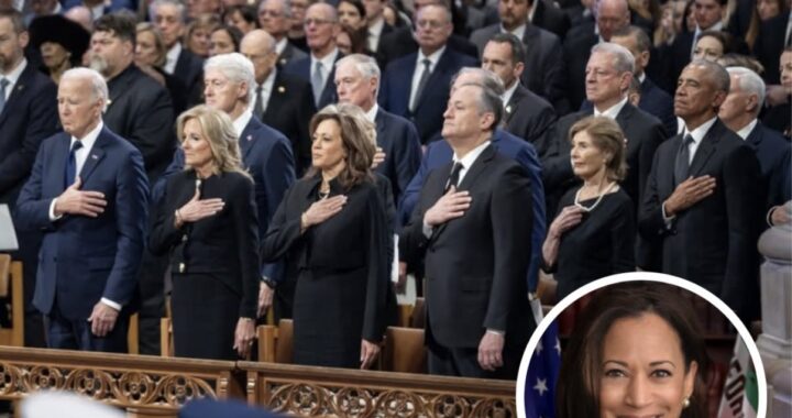 Kamala Harris Shares Photo Of Carter Funeral