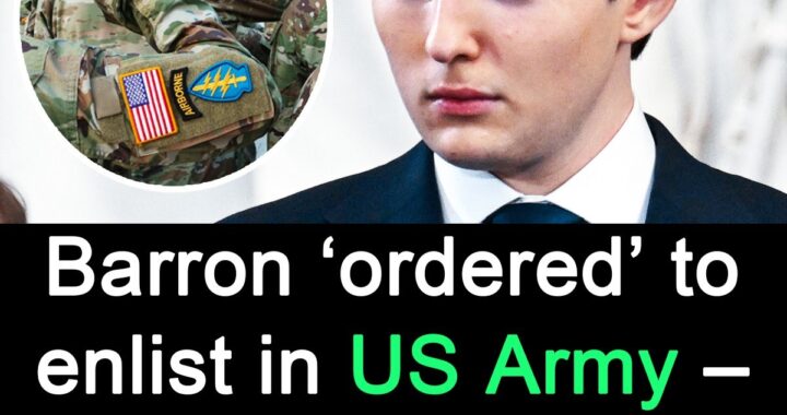 😳😳Social media demands Barron Trump enlists in US Army